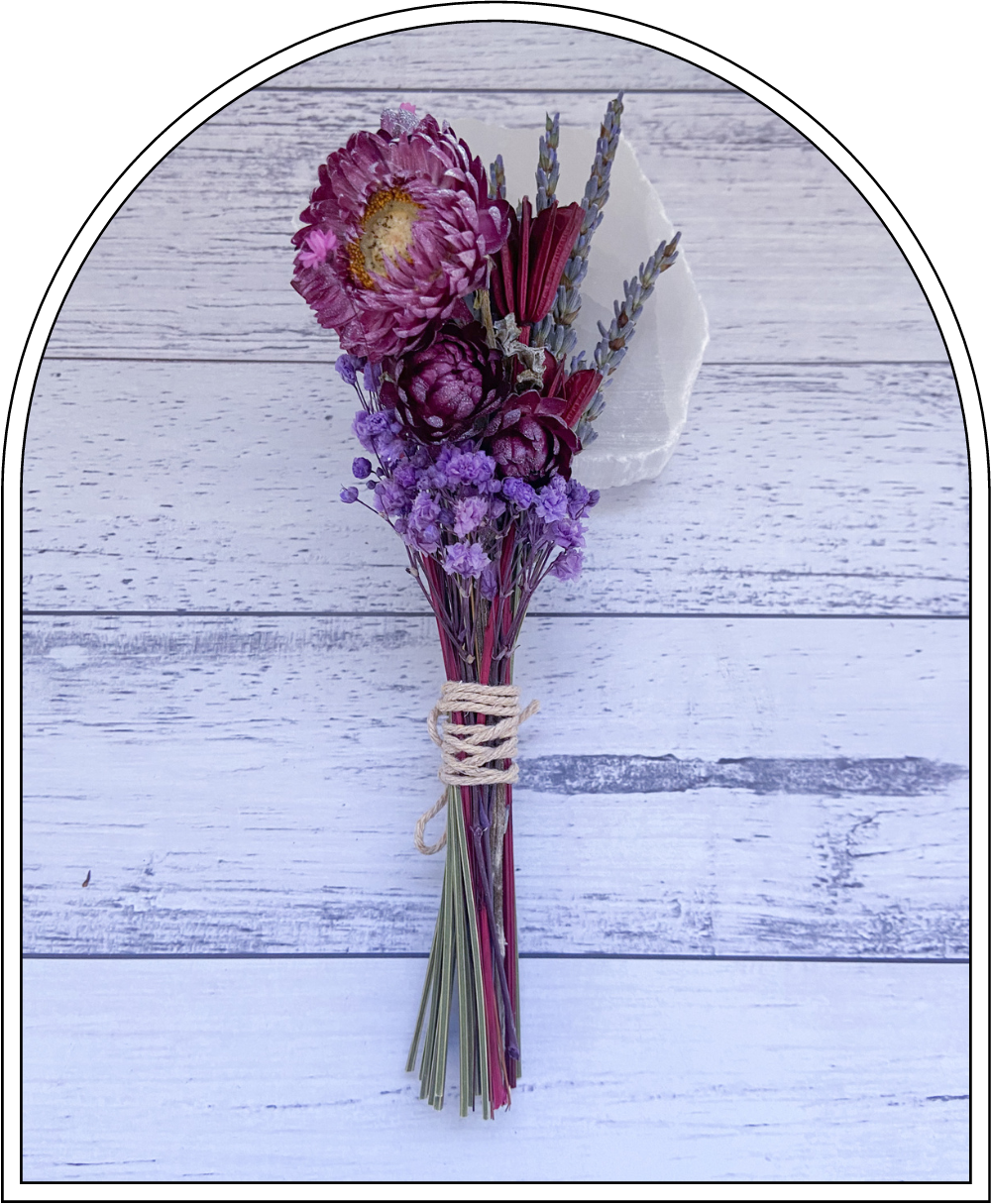 Dried Lavender Smudge Wand