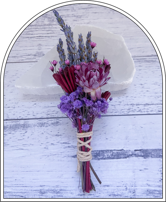 Dried Lavender Smudge Wand