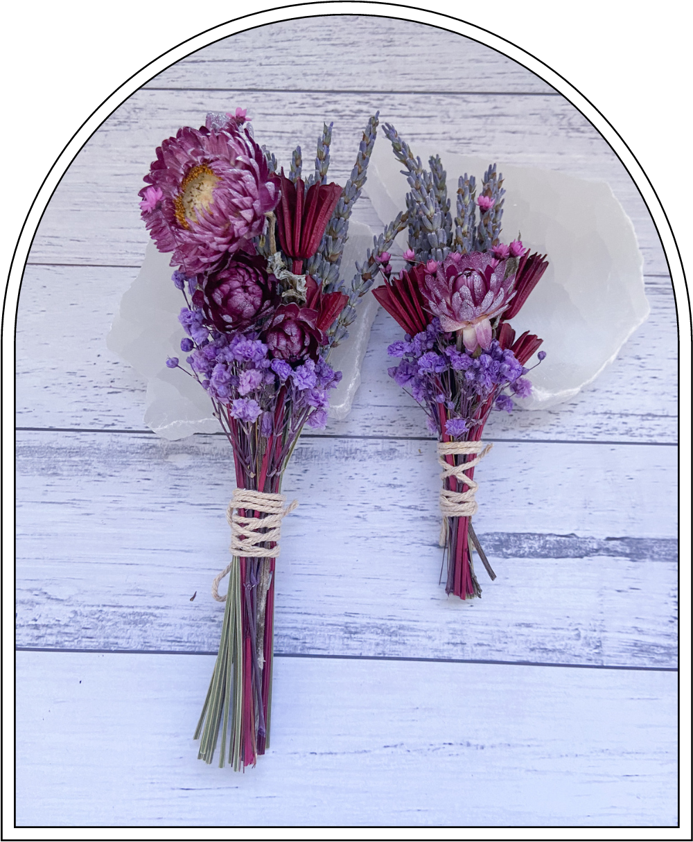 Dried Lavender Smudge Wand